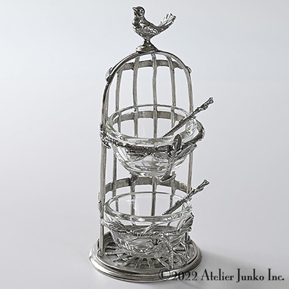 スパイスホルダー＆スプーン ツーグラス バードケージ Spice Holder
