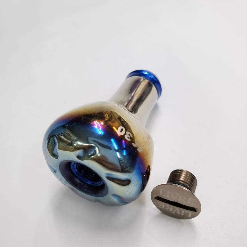 メガテック リブレ/EF30 チタンカスタムノブ ”ブルー” | ps.kizuの