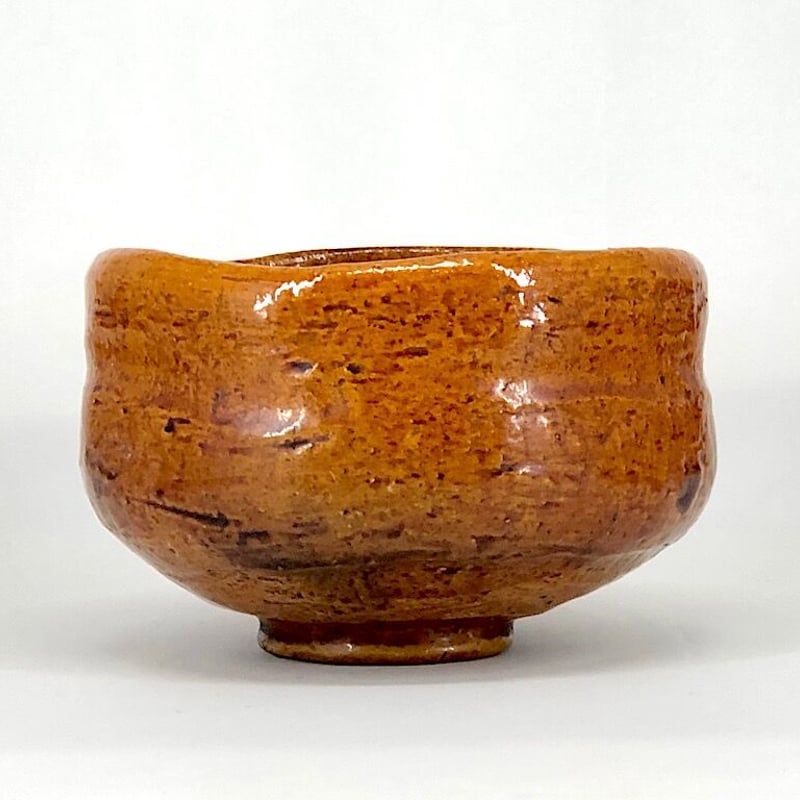 大樋焼 大樋宗春作 飴釉 茶碗 在銘 無傷 保証 箱合。 | STORESショップ