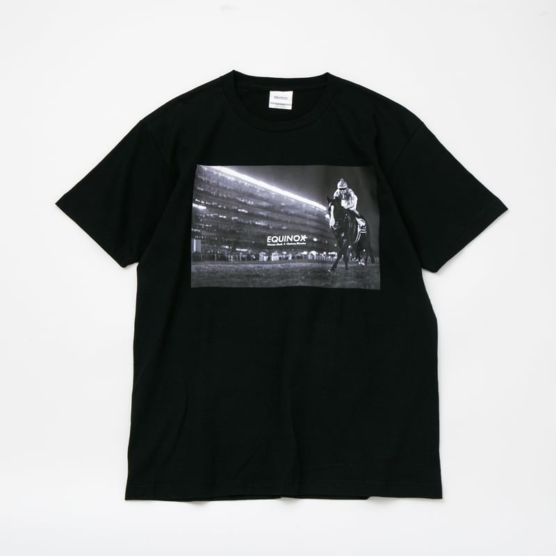 イクイノックス引退記念グラフィカルTシャツCパターン（黒/Black