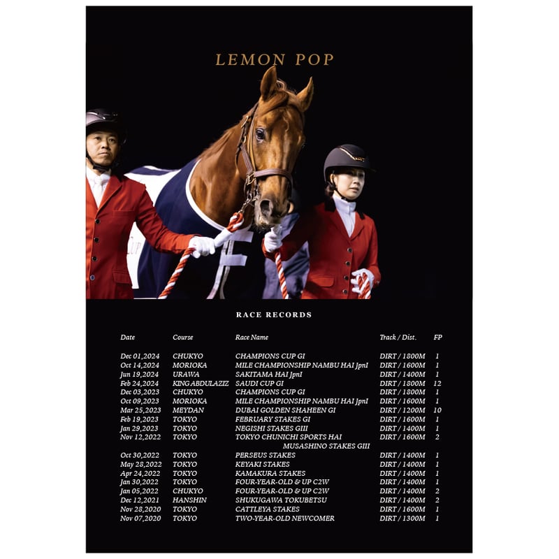 数量50個限定】レモンポップ引退記念写真デザインパネル（シリアル