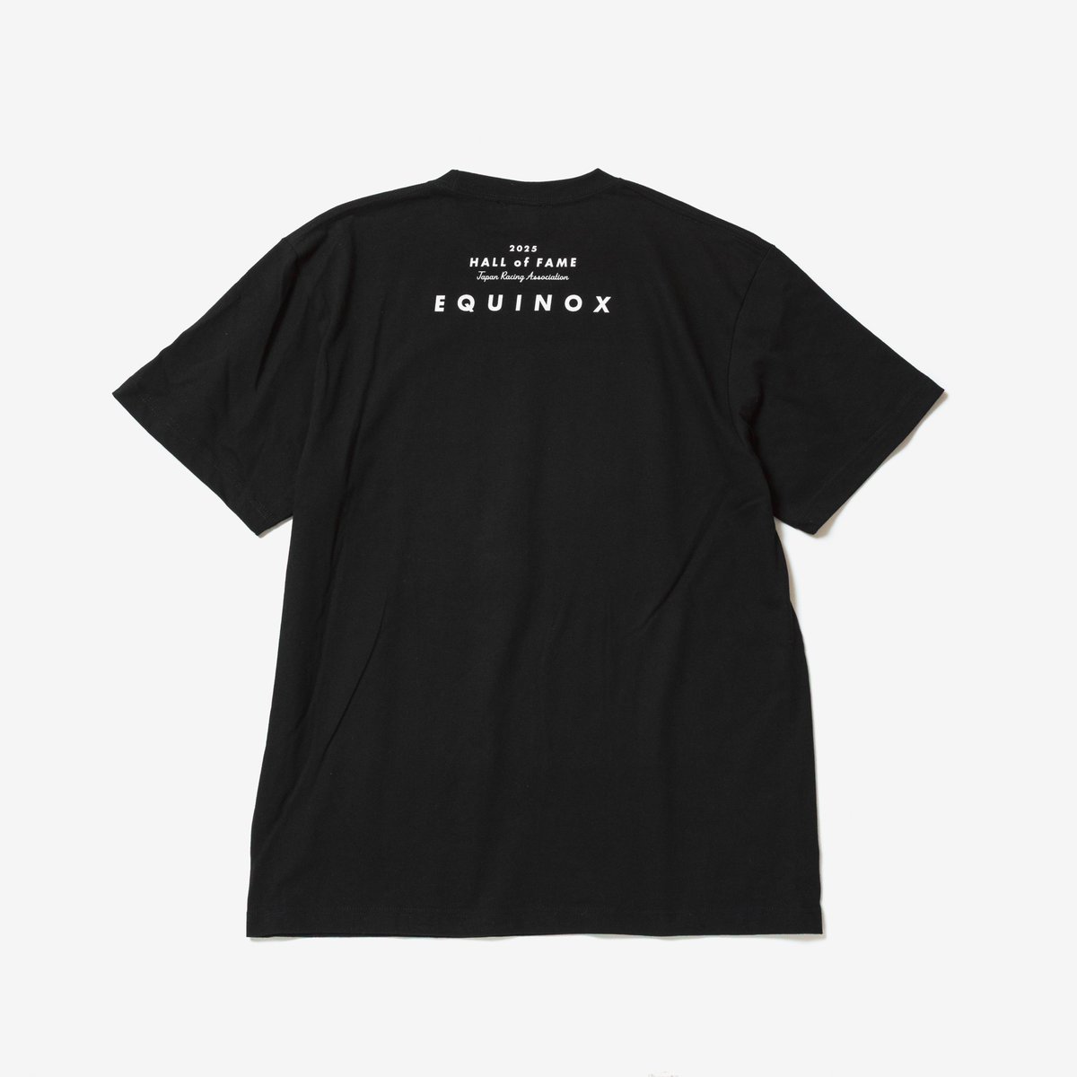 イクイノックス顕彰馬選定記念 グラフィカルTシャツAパターン（黒