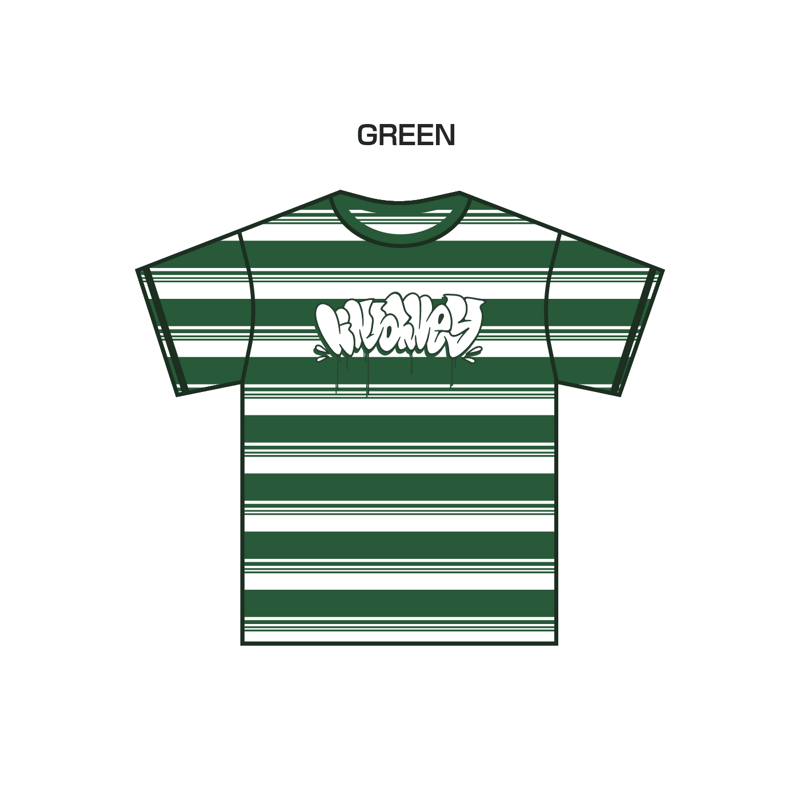 lil' valley】GRAFFITI BORDER T-SHIRT | Tani Yuu