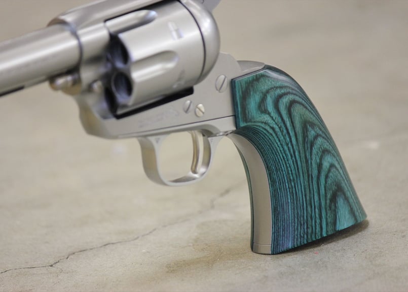 ウッドグリップ｜東京マルイ SAA.45｜スムーズ/グリーン [WST-351