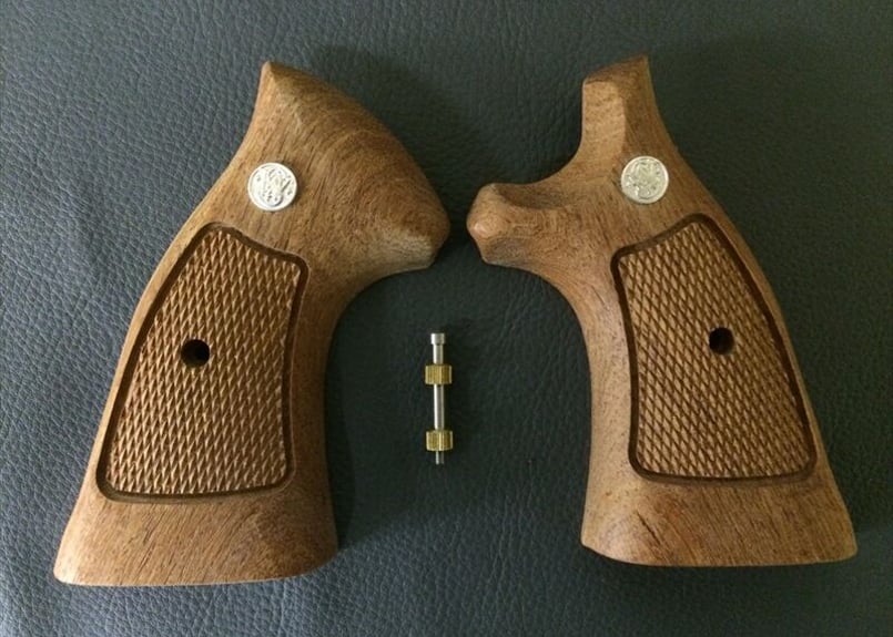 ウッドグリップ｜S&W｜M19｜K/Lフレーム ”スクエアバットタイプ”用