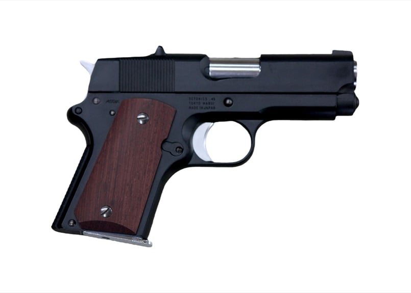 ウッドグリップ｜東京マルイ デトニクス.45｜スムーズ/ローズウッド