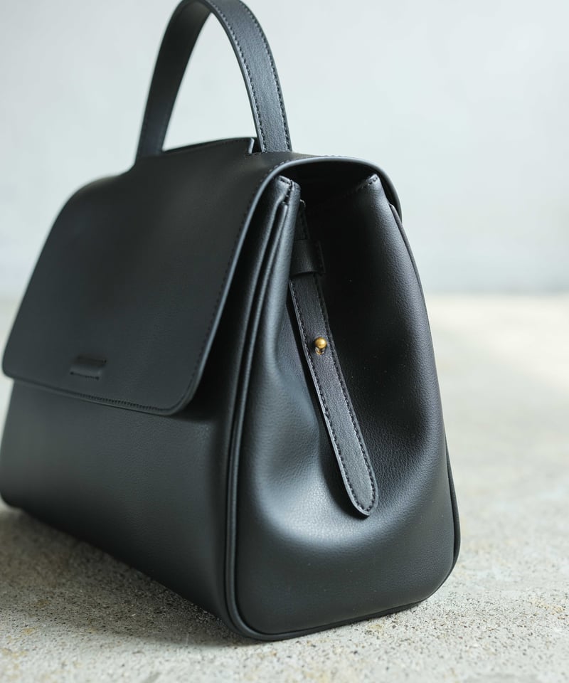 3way bag／ロゴ／blackleather 3way bag／ロゴ／blackleather