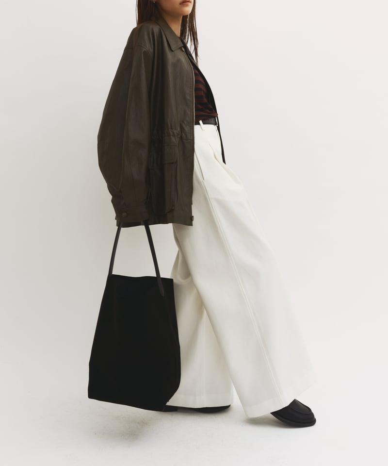 ONE HANDLE SUEDE BAG / 5color | JISTORY