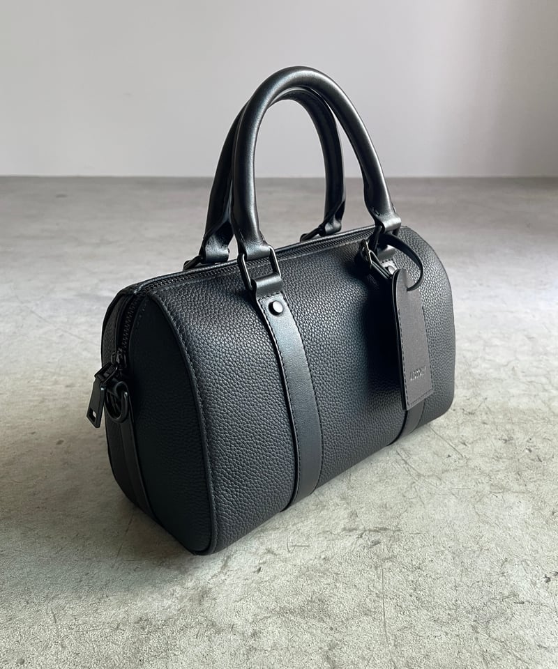 再入荷調整中】2WAY LEATHER MIDDLE BOSTON BAG | JISTORY