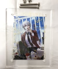 にじさんじ 弦月藤士郎 誕生日グッズ 複製直筆サイン・メッセージ入り