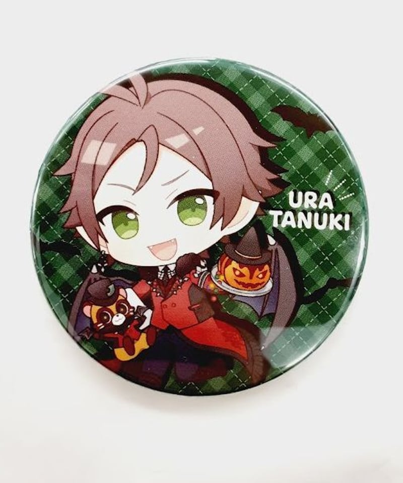 L25.うらたぬき 浦島坂田船 date 愚かなオルカ 缶バッジ 等身 L25.うら