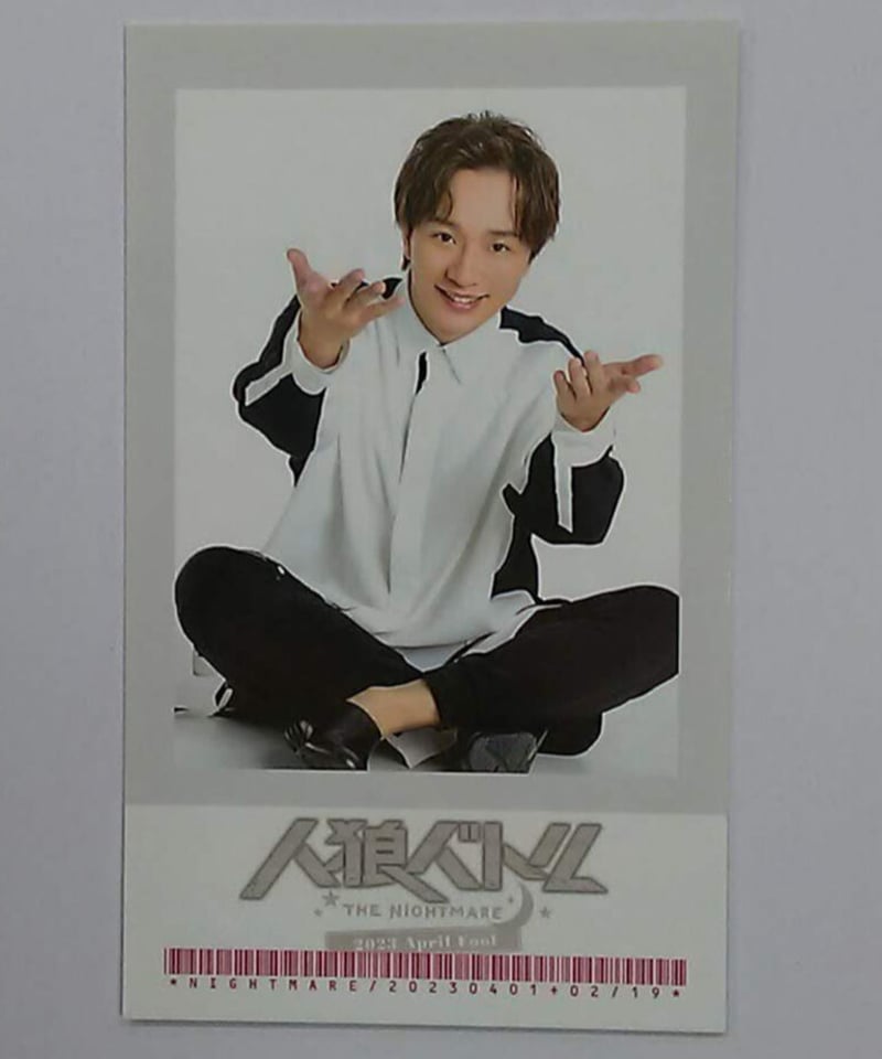 &TEAM MAKI マキ Go in Blind 月狼 チェキ 特典トレカ &TEAM MAKI マキ