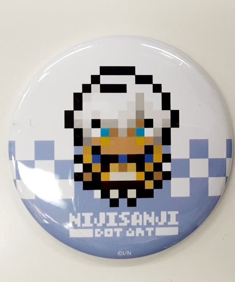 にじさんじ イブラヒム にじさんじドットアートグッズ 缶バッジ | K