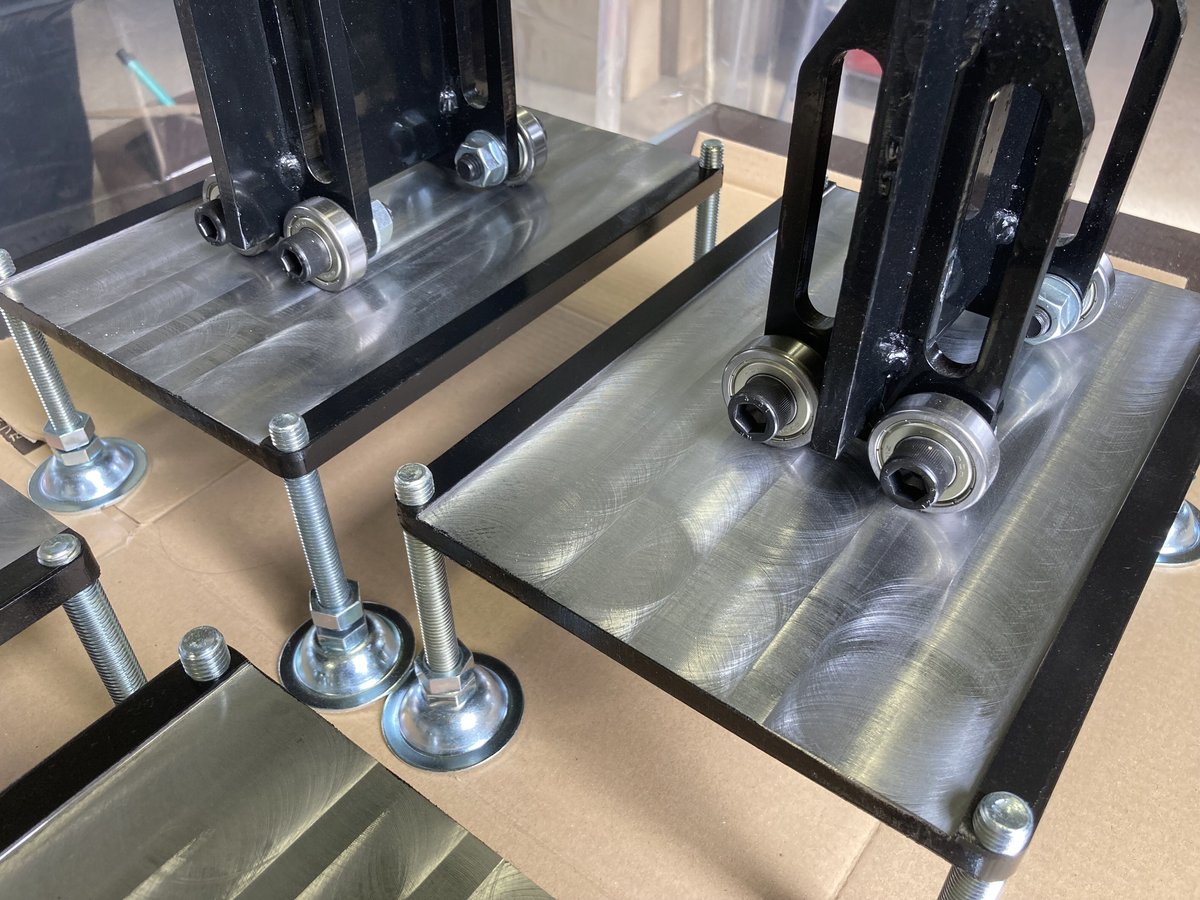 アライメント測定器具用定盤 4台セット ホイールアライメント/調整式