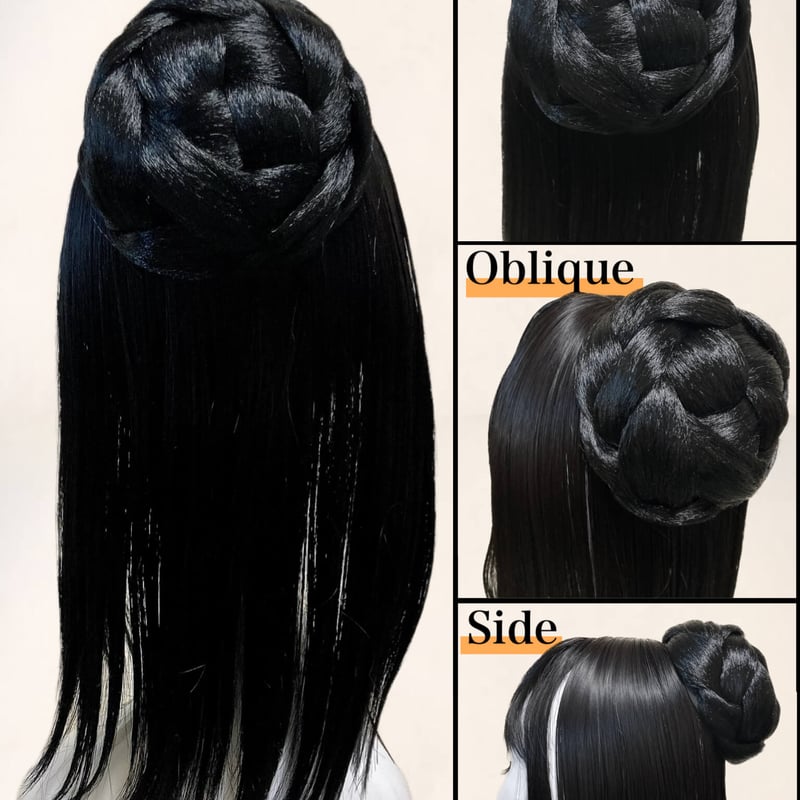 和装ウィッグ シニヨン お団子 和装 着物ウィッグ 部分ウィッグ つけ毛