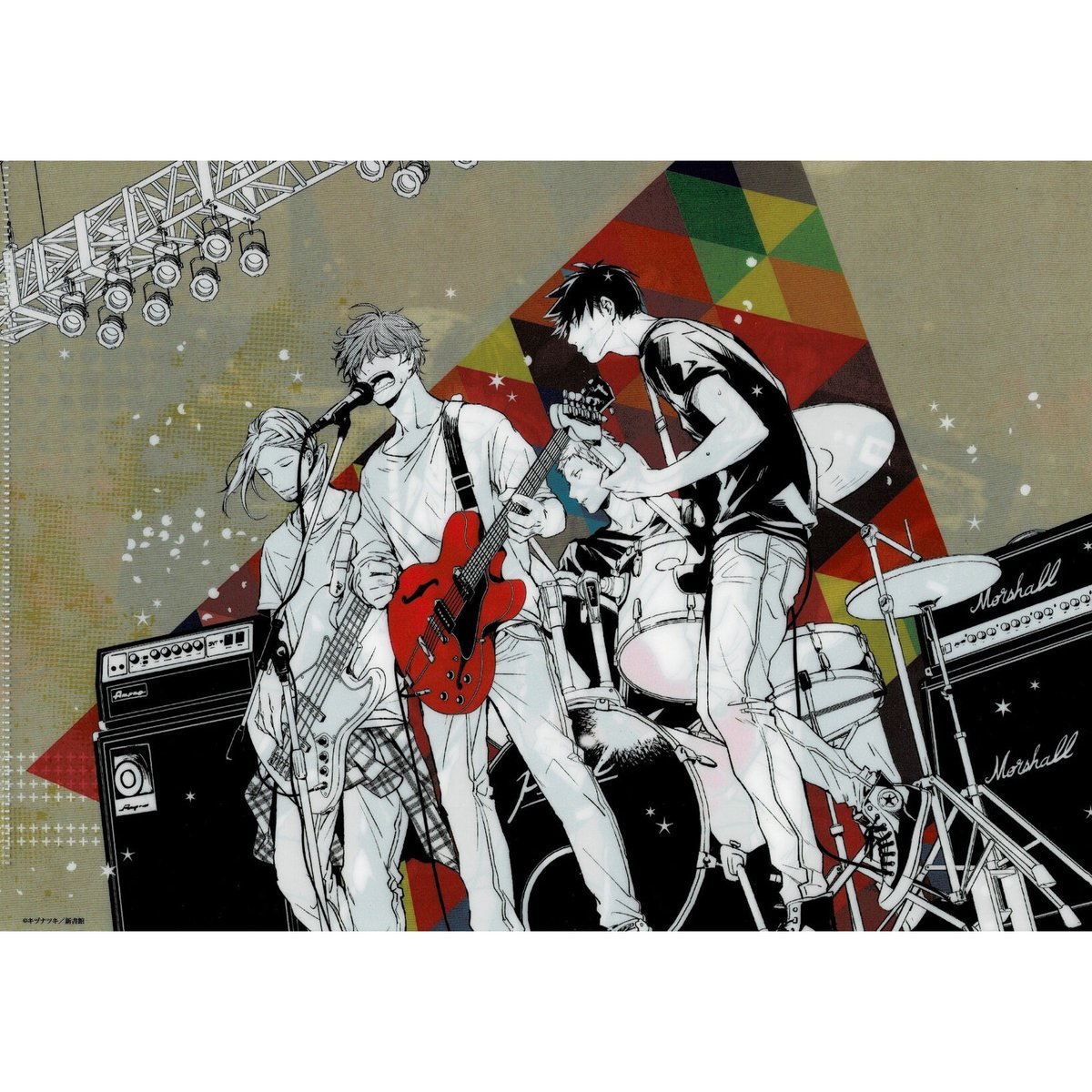 キヅナツキ 『ギヴン』 「ギヴンイラスト展」 A4クリアファイル【BL