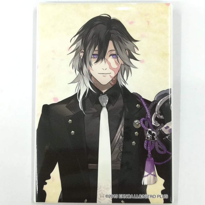 刀剣乱舞 実休光忠 スクエア缶バッジコレクション（跪坐） 第五弾 | K