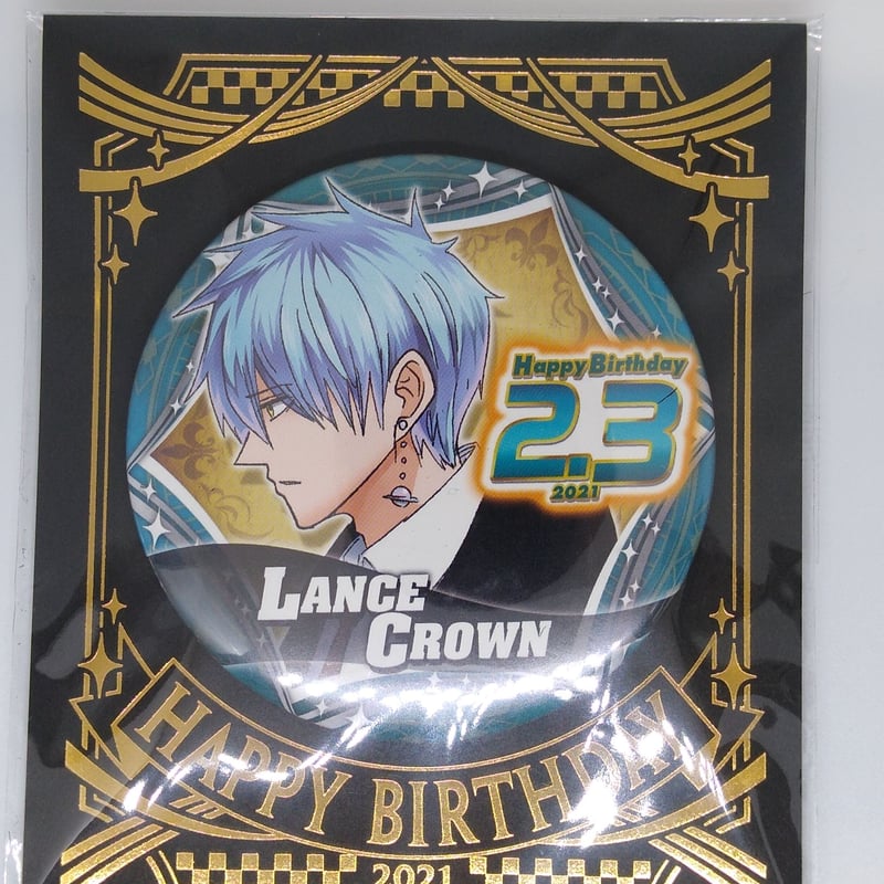 マッシュル-MASHLE- ランス・クラウン バースデイ缶バッジ | K-BOOKS