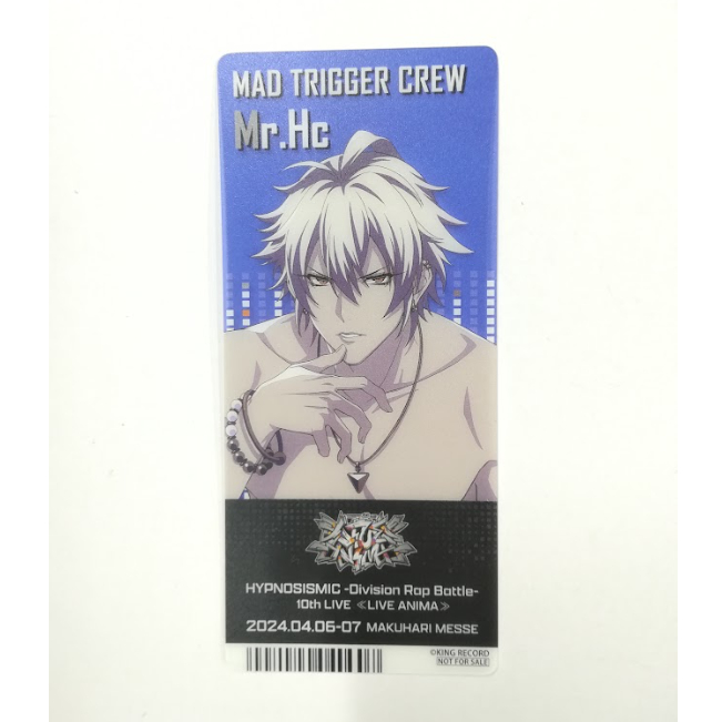 ヒプノシスマイク 碧棺 左馬刻 10th LIVE キッチンカー特典 チケット風