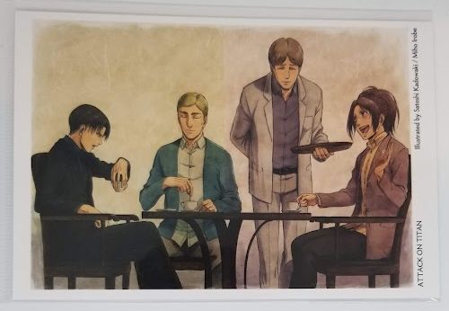 進撃の巨人リヴァイ&エルヴィン&ハンジポストカード | K-BOOKS 池袋 2