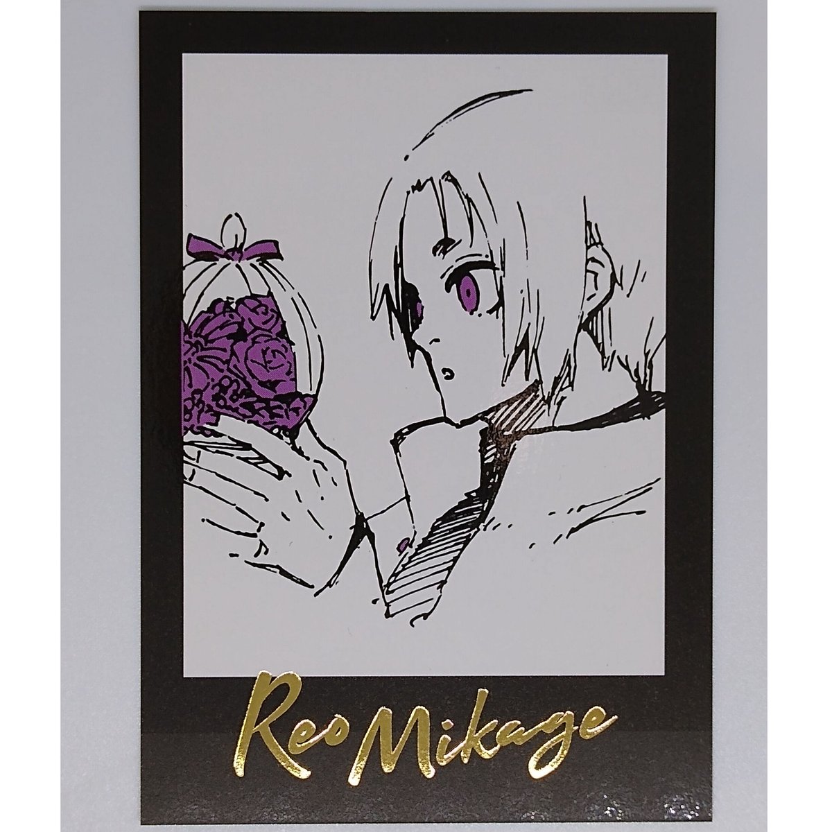 ブルーロック 御影 玲王 モノクロカード 箔押し | K-BOOKS 池袋 2次元