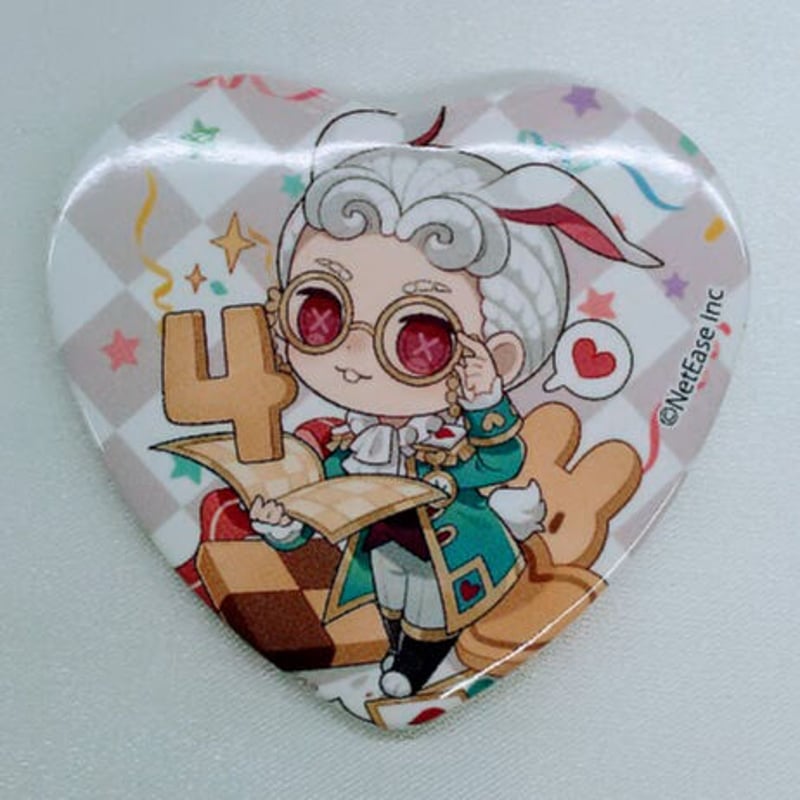 第五人格 アイデンティティファイブ 弁護士 ハート缶バッジ | K-BOOKS