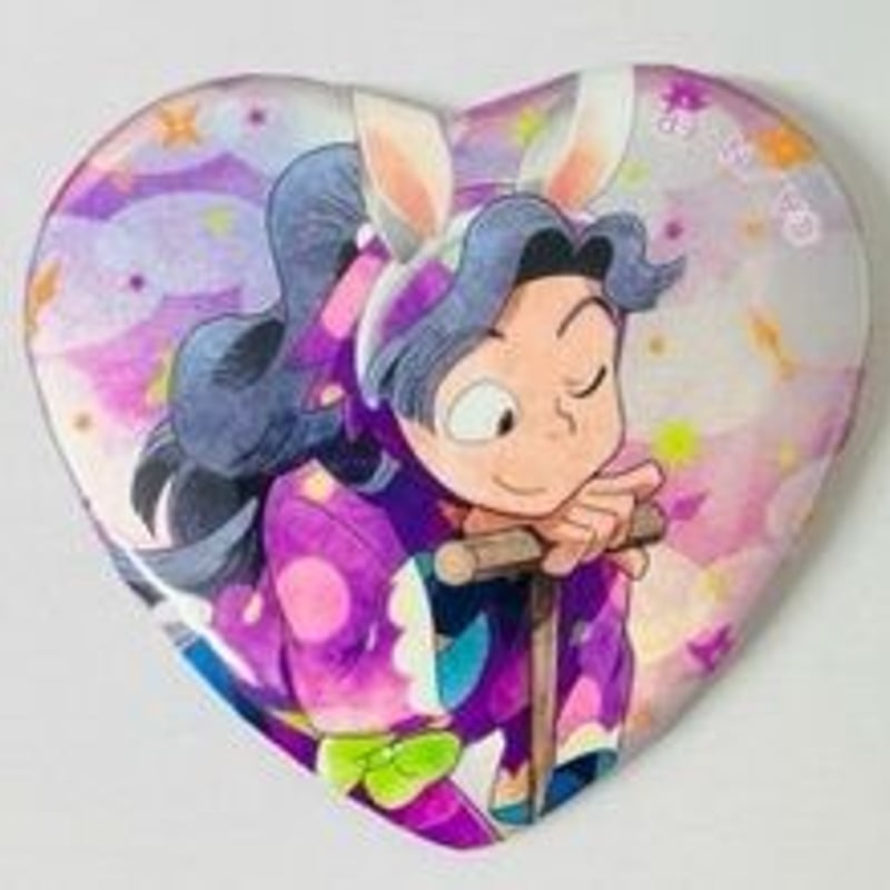 忍たま乱太郎 綾部喜八郎 ナンジャタウン ハート缶バッジ コレクション