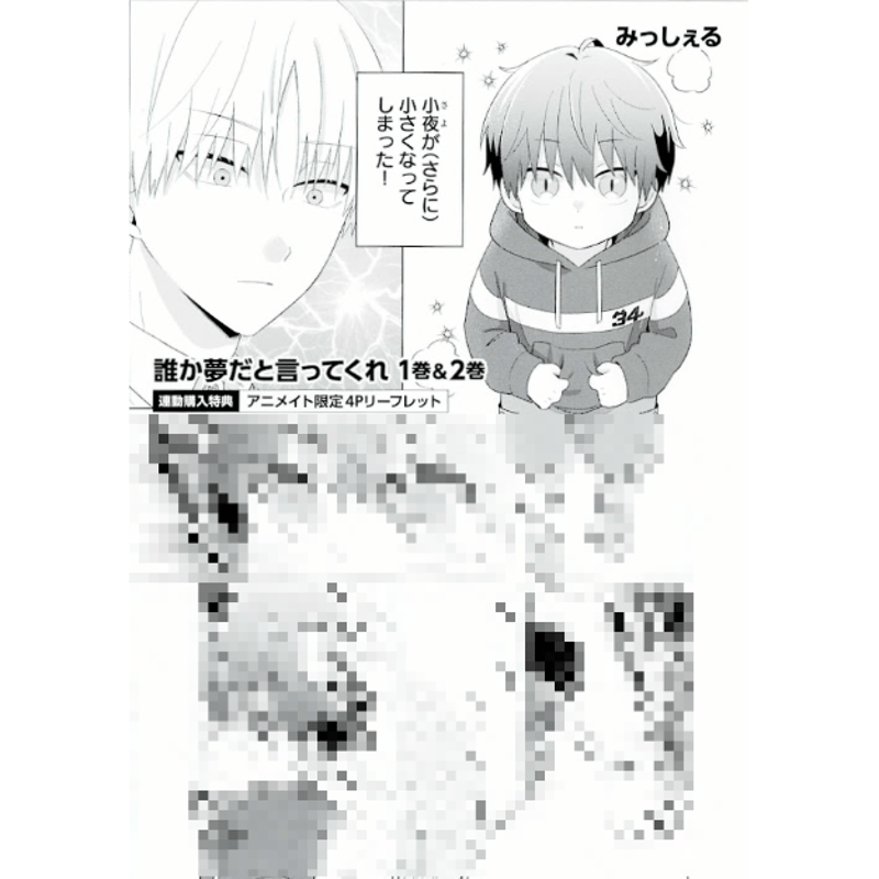 みっしぇる 『誰か夢だと言ってくれ』1・2巻 アニメイト連動購入特典