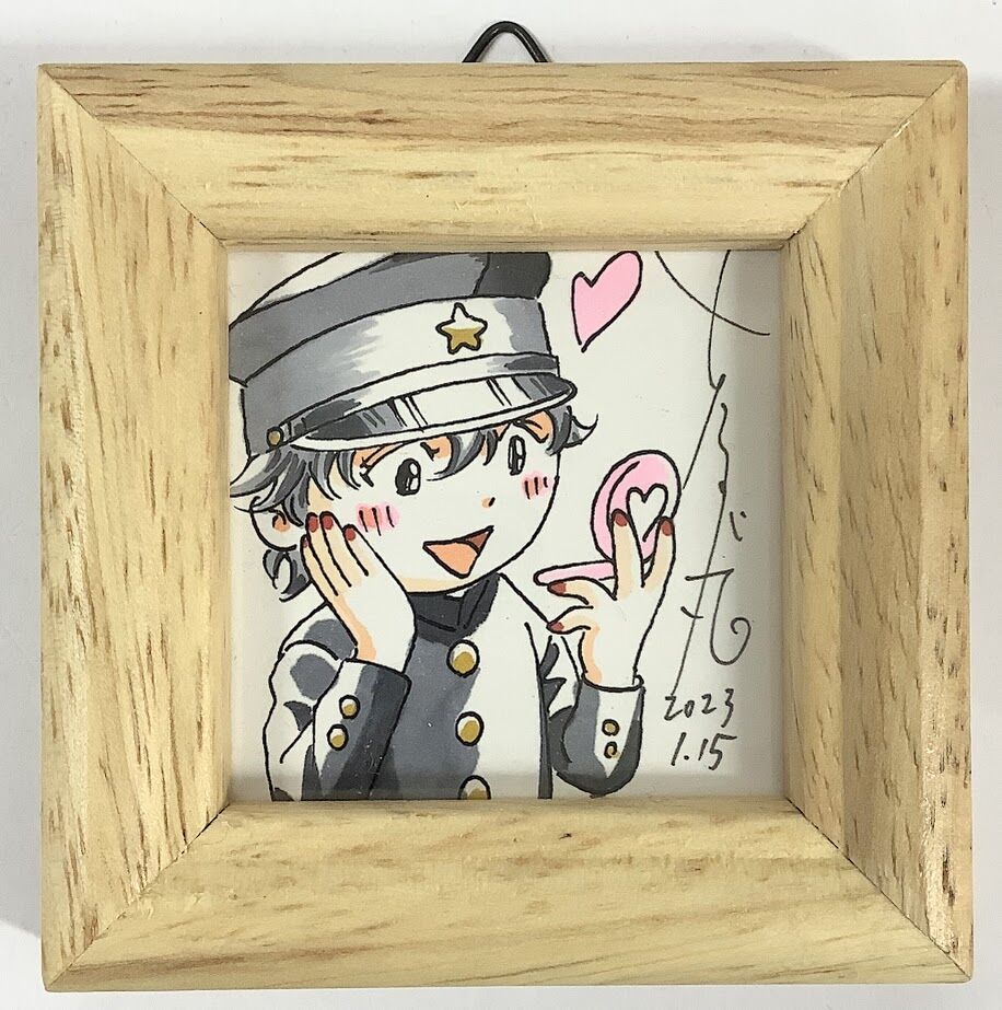 古屋兎丸 『ライチ☆光クラブ 』 直筆サイン入り ミニキャラ 着彩