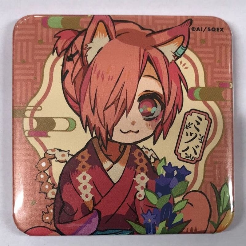 あいだいろ『地縛少年花子くん』 スクエア缶バッジ （化け猫旅館