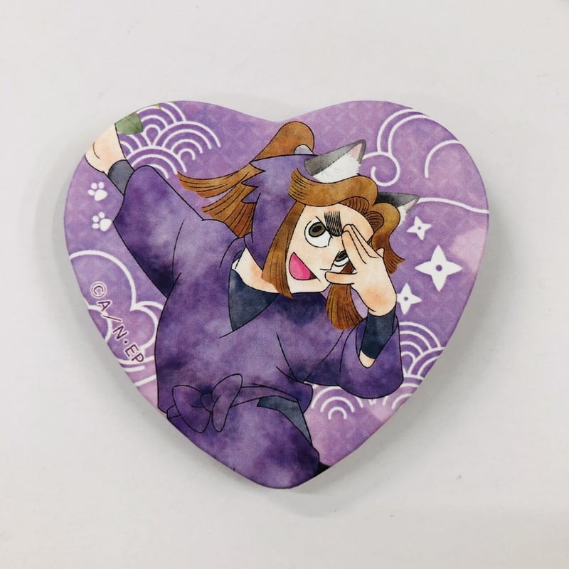 忍たま乱太郎】滝夜叉丸 ナンジャタウン ハート型缶バッジコレクション