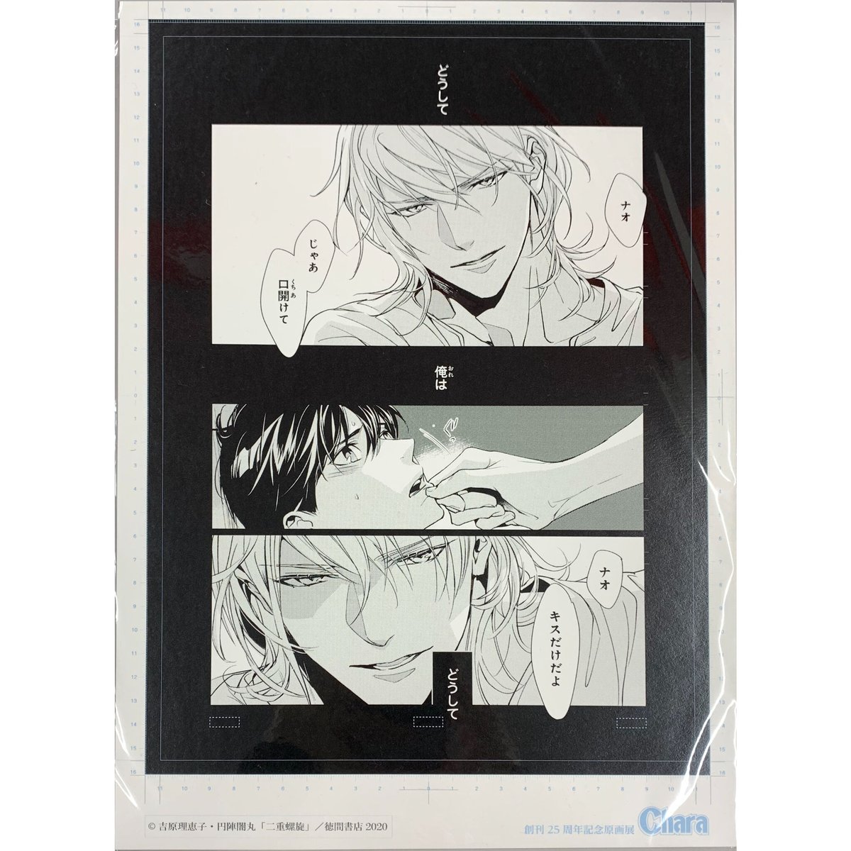 吉原理恵子 円陣闇丸 『二重螺旋』Chara25周年記念原画展 複製原画