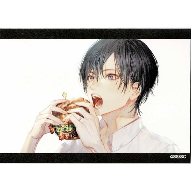 咲本﨑 『この手を離さないで』emo cafe イラストカード 北原雅【BL