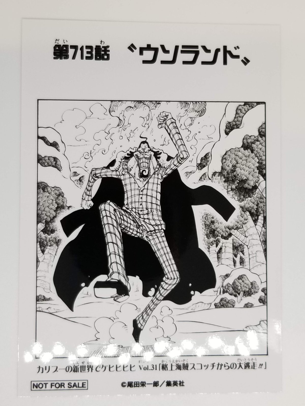 ONE PIECE 第713話 ”ウソランド”扉絵ブロマイド | K-BOOKS 池袋 2次元