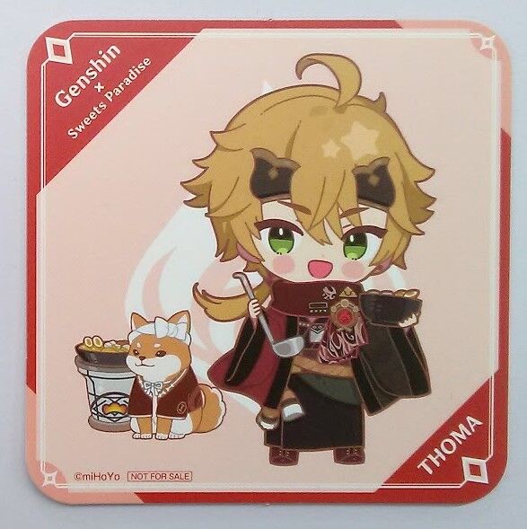 原神 トーマ ちびキャラコースター | K-BOOKS 池袋 2次元グッズ通販
