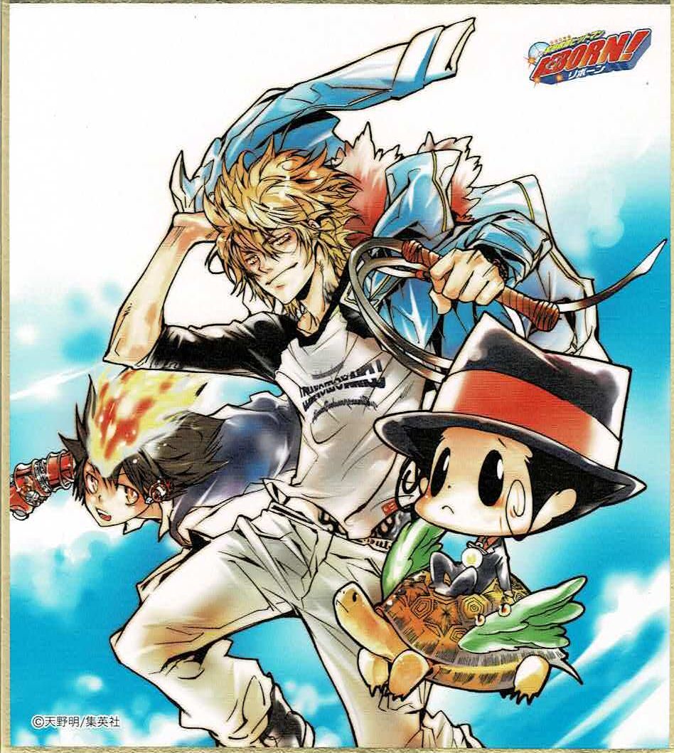 天野明展 in京都 ミニ色紙コレクション リボーン 綱吉 天野明展 in京都