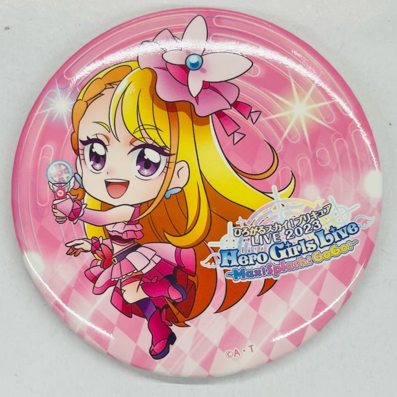 プリキュア キュアバタフライ あげは LIVE2023 Hero Girls Live 缶バッ