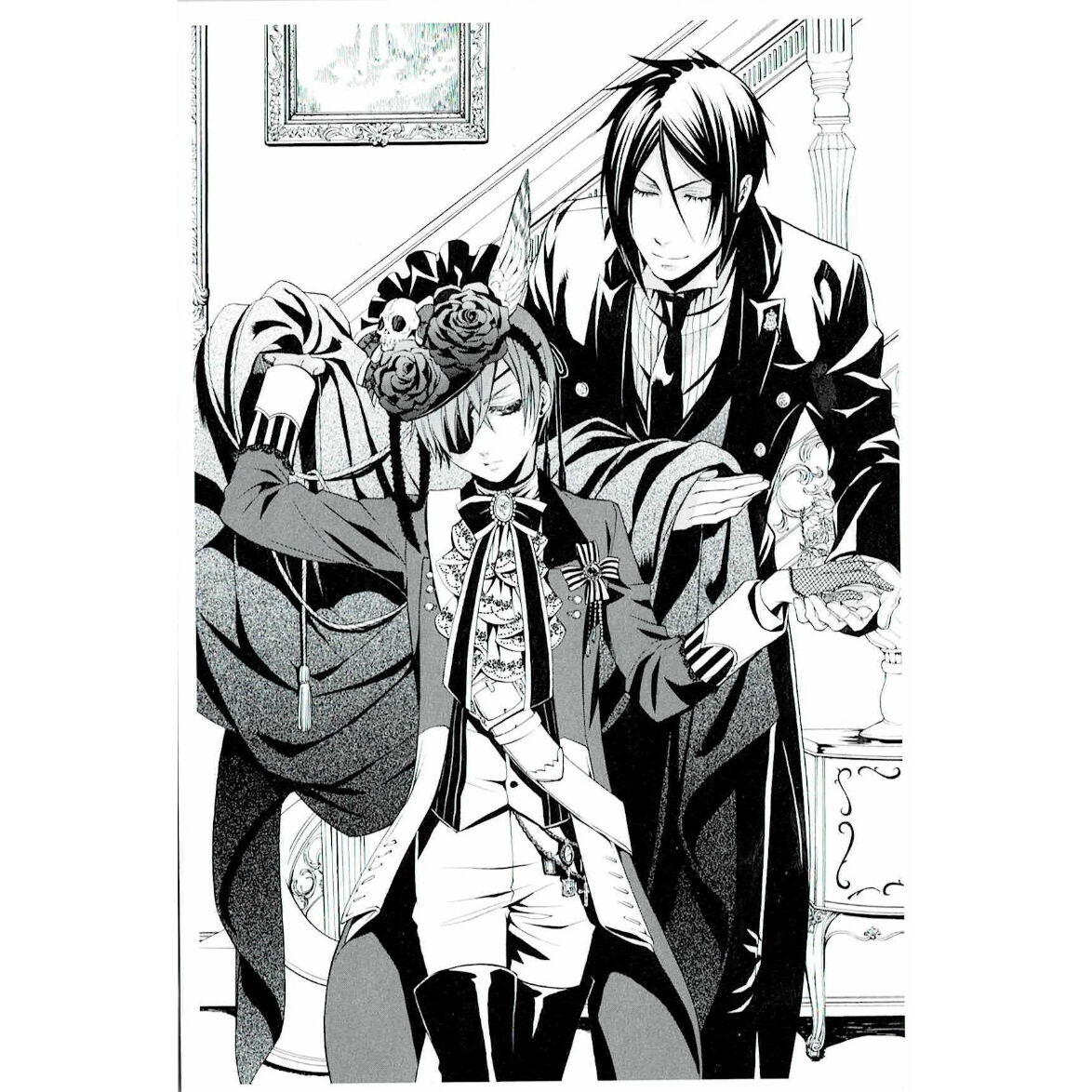 枢やな 『黒執事』-Rich Black- ポストカード シエル&セバスチャン | K