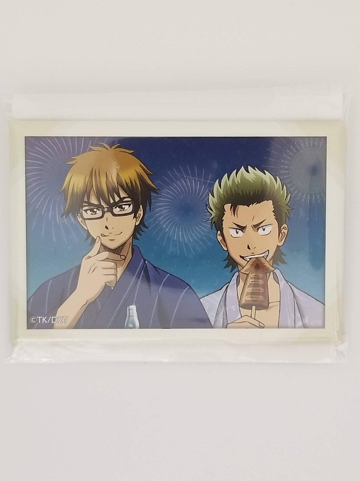 ダイヤのA 御幸 一也 ・倉持 洋一 D賞：夏の思い出写真缶バッジ（写真