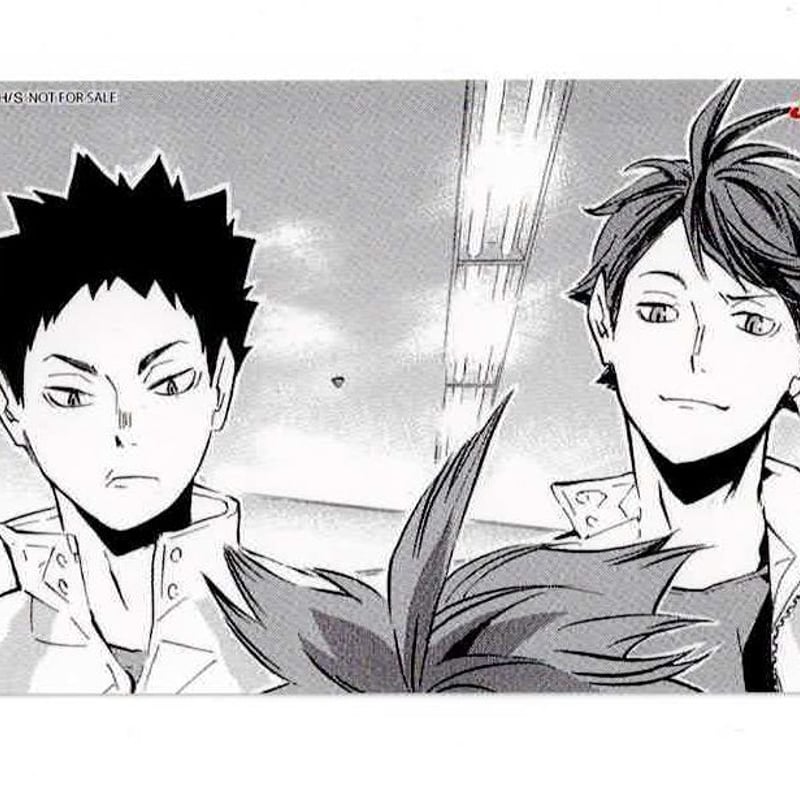 ハイキュー!! JUMPSHOP ステッカー ノベルティ 及川徹 岩泉一 【14