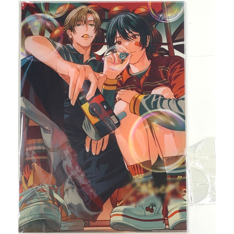 冬縞しぐれ 『純情でなにが悪い』 直筆サイン入り アクリルプレート