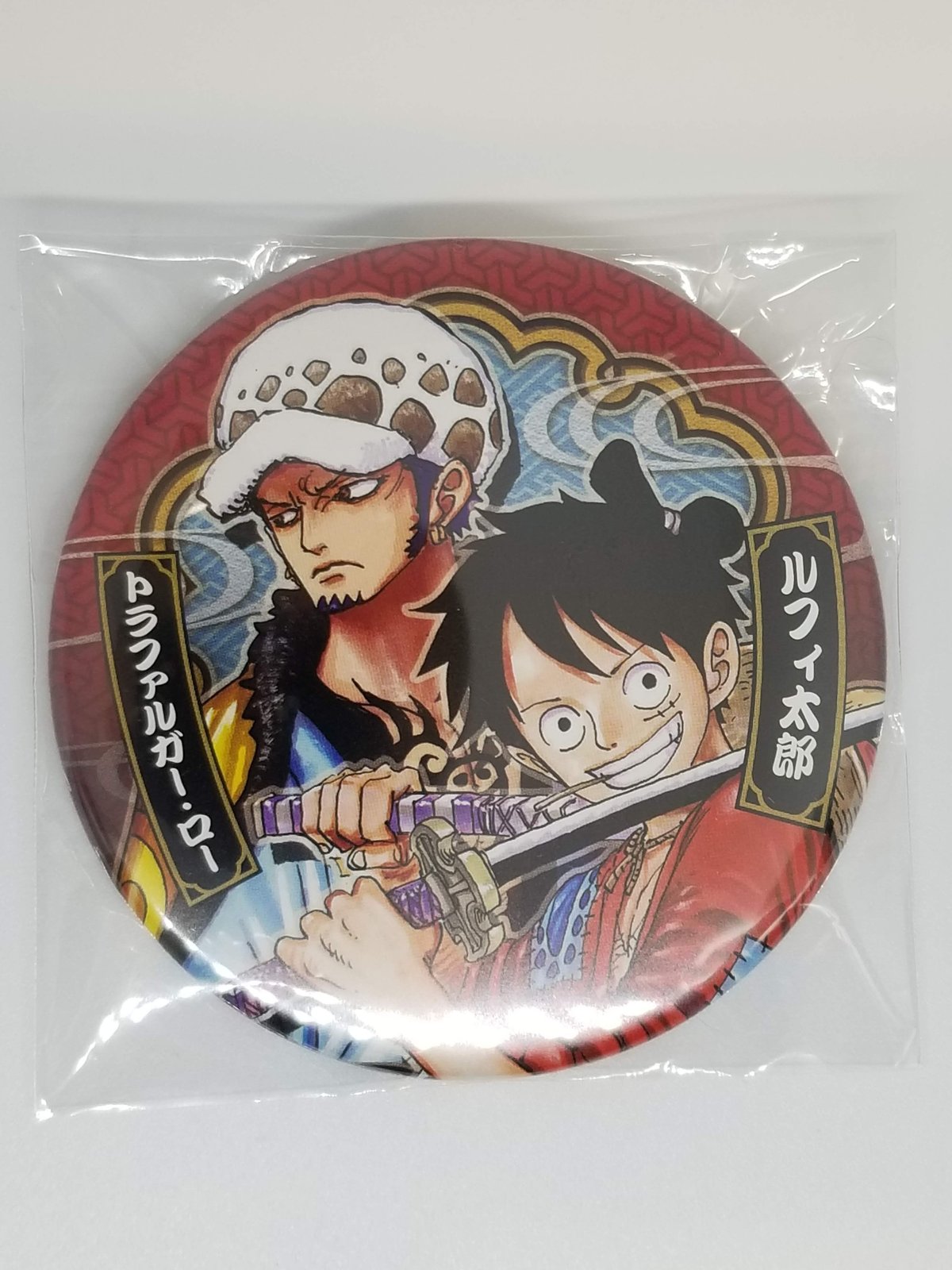 単品】ONE PIECEトラファルガー・ロー/ルフィ太郎コレクション缶バッジ