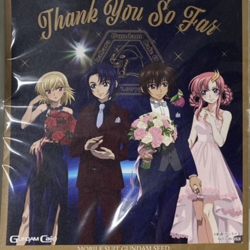 裏面色移りあり 機動戦士ガンダムSEED キラ/アスラン/ラクス/カガリ