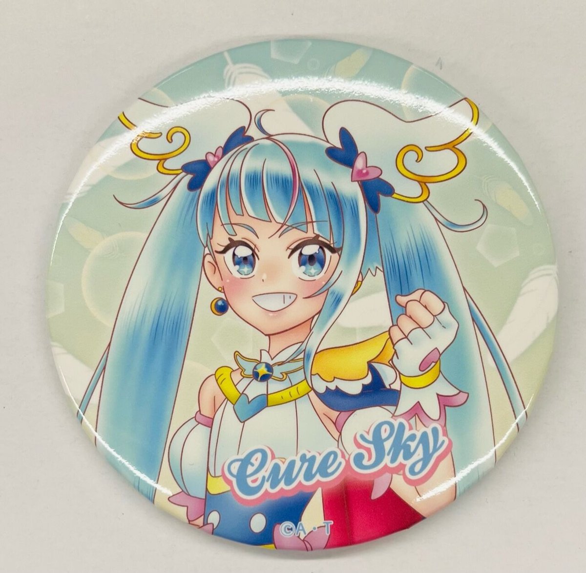 プリキュア 全プリキュア展 キュアスカイ ソラ・ハレワタール 缶バッジ