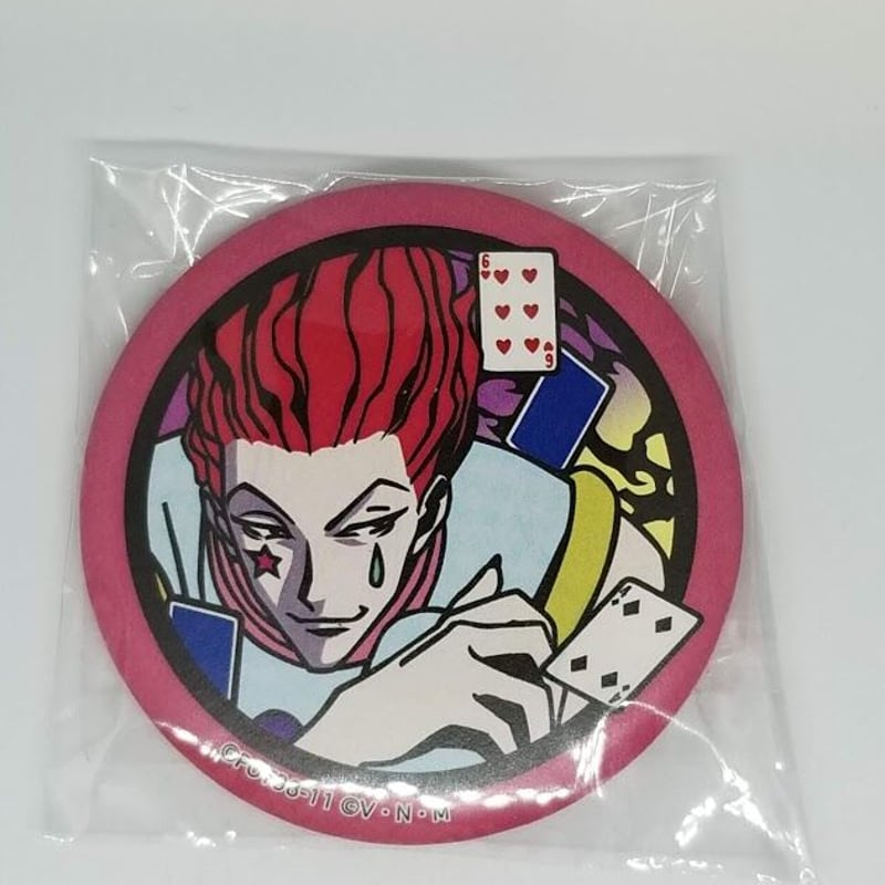 HUNTER×HUNTER ヒソカ 和紙缶バッジvol.2 | K-BOOKS 池袋 2次元グ