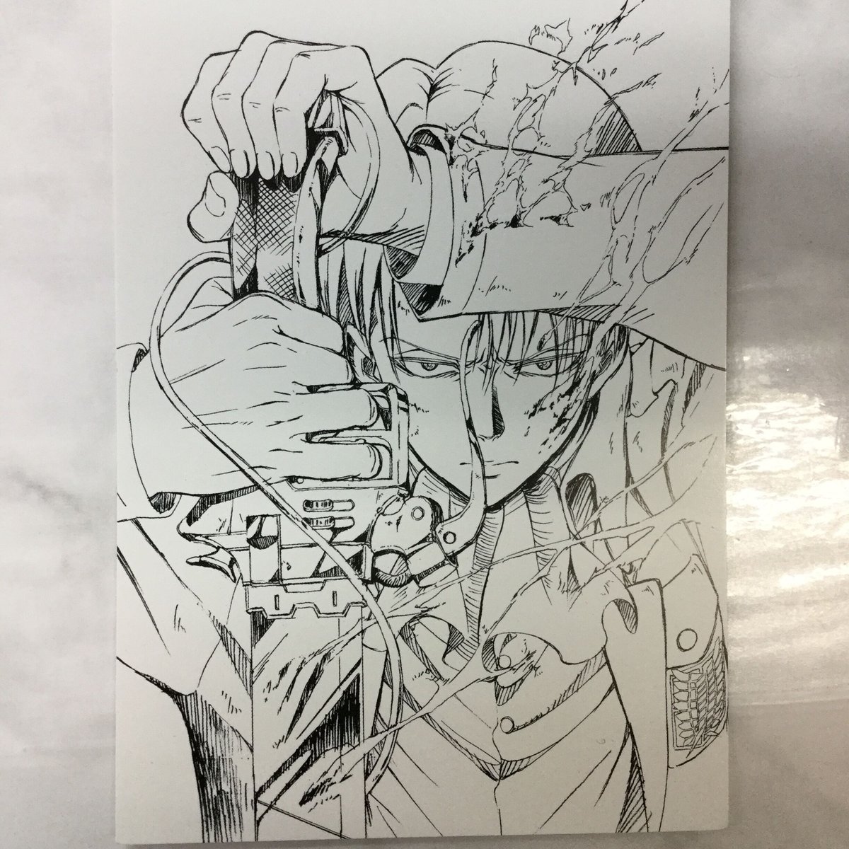 進撃の巨人リヴァイ原画集 特典 ポストカードセット※単品 | K-BOOKS