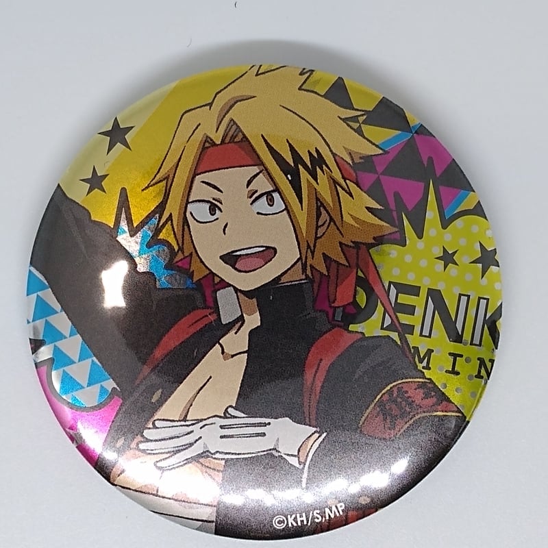 僕のヒーローアカデミア 上鳴 電気 缶バッジ-応援団-メタリックver