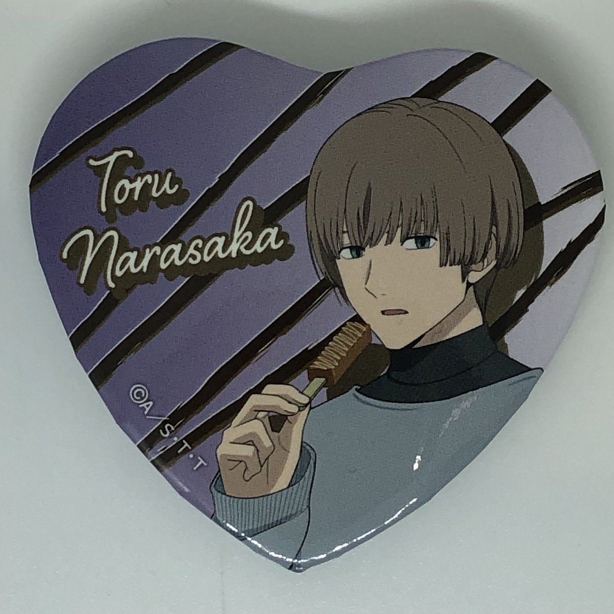 ワールドトリガー 奈良坂 透 Heart缶バッジ | K-BOOKS 池袋 2次元