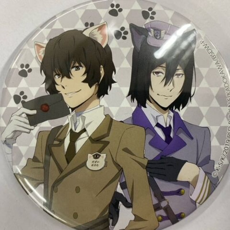 朝霧カフカ/春河35『文豪ストレイドッグス』 缶バッジ（75mm） 太宰 治