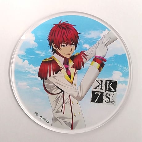 アニメK 学園K 周防尊 草薙出雲 缶バッジ アニメK K 缶バッジ ラバスト